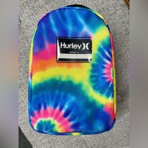 Hurley Multicolor Tie-Dye Backpack lunch bag